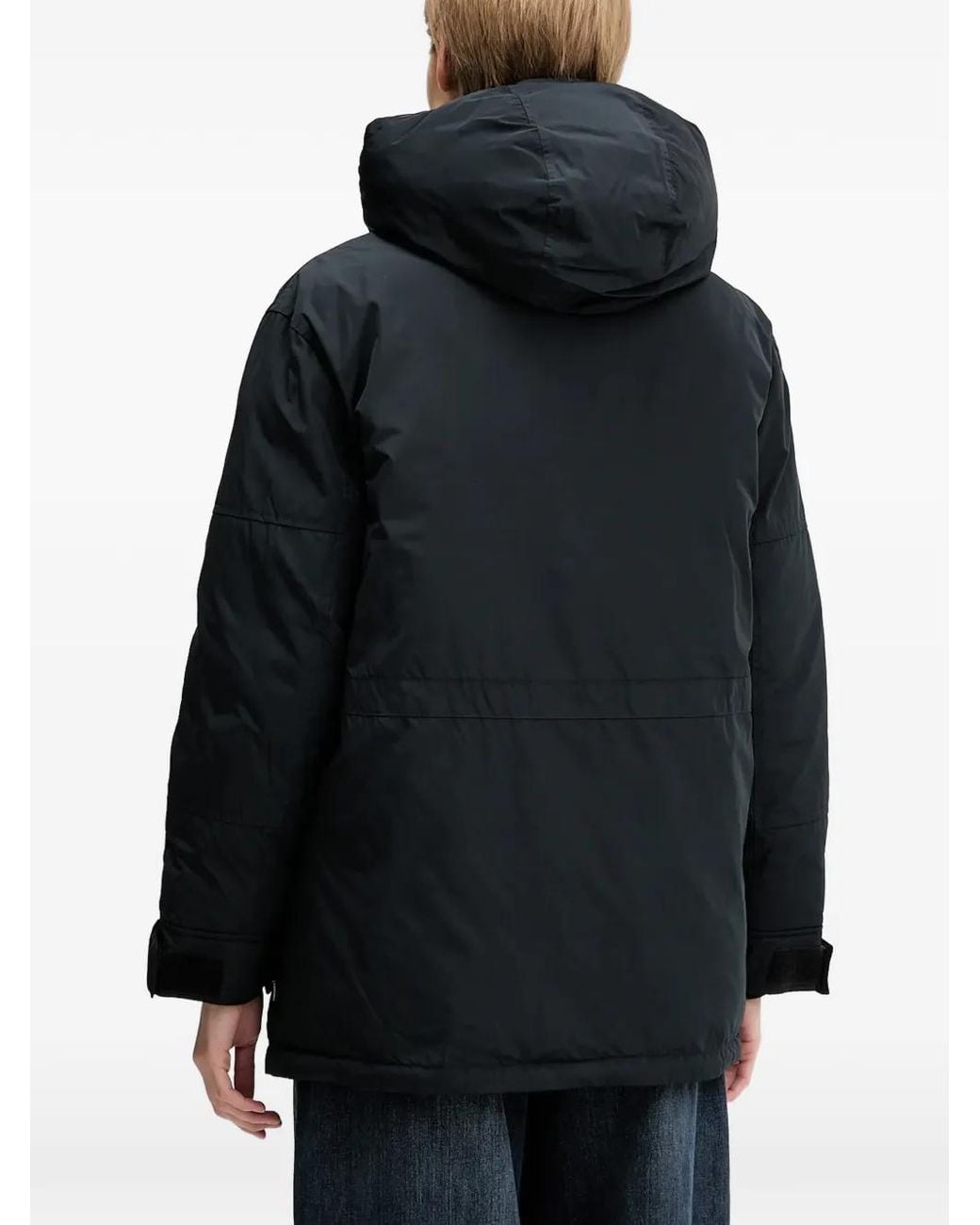 Chaqueta Con Capucha Converse de color Black