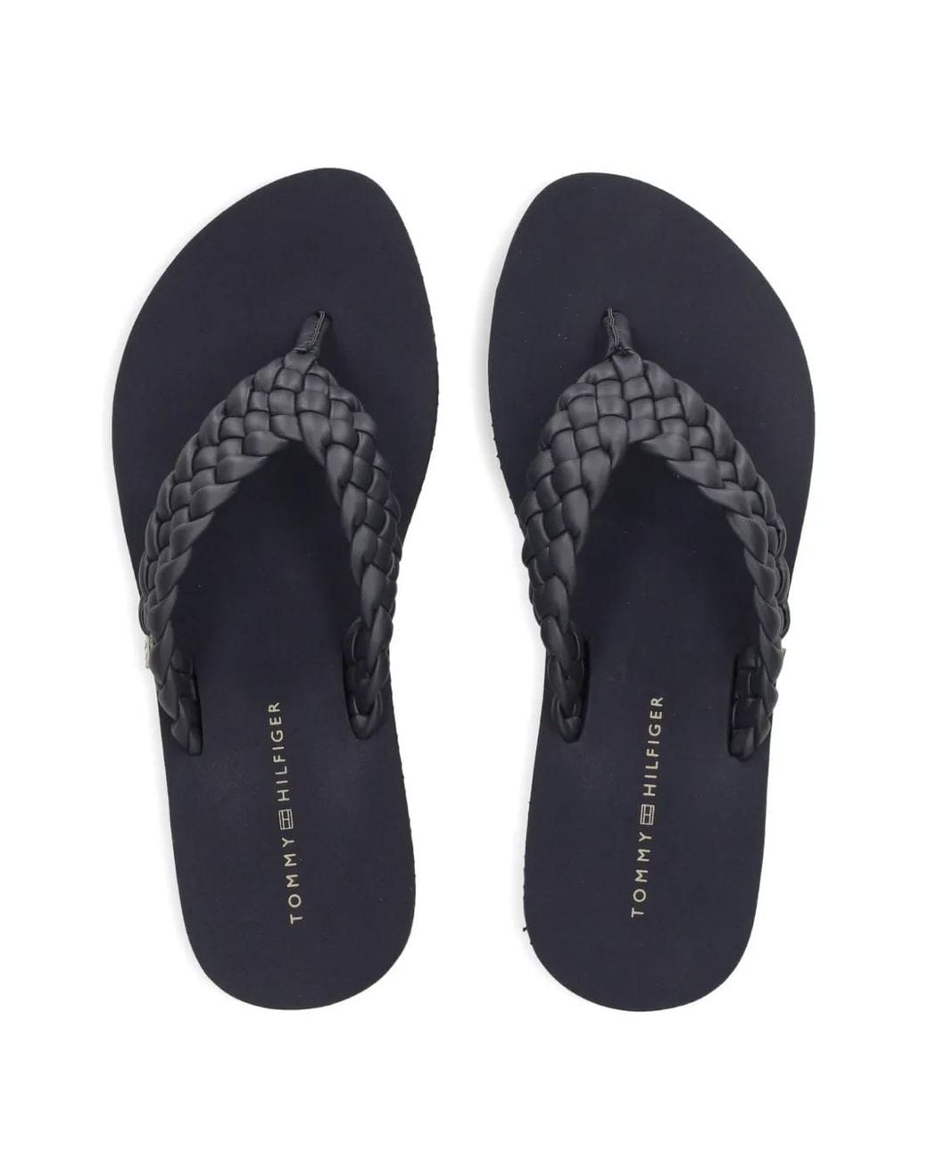 Tommy Hilfiger プラットフォーム フラットサンダル Blue