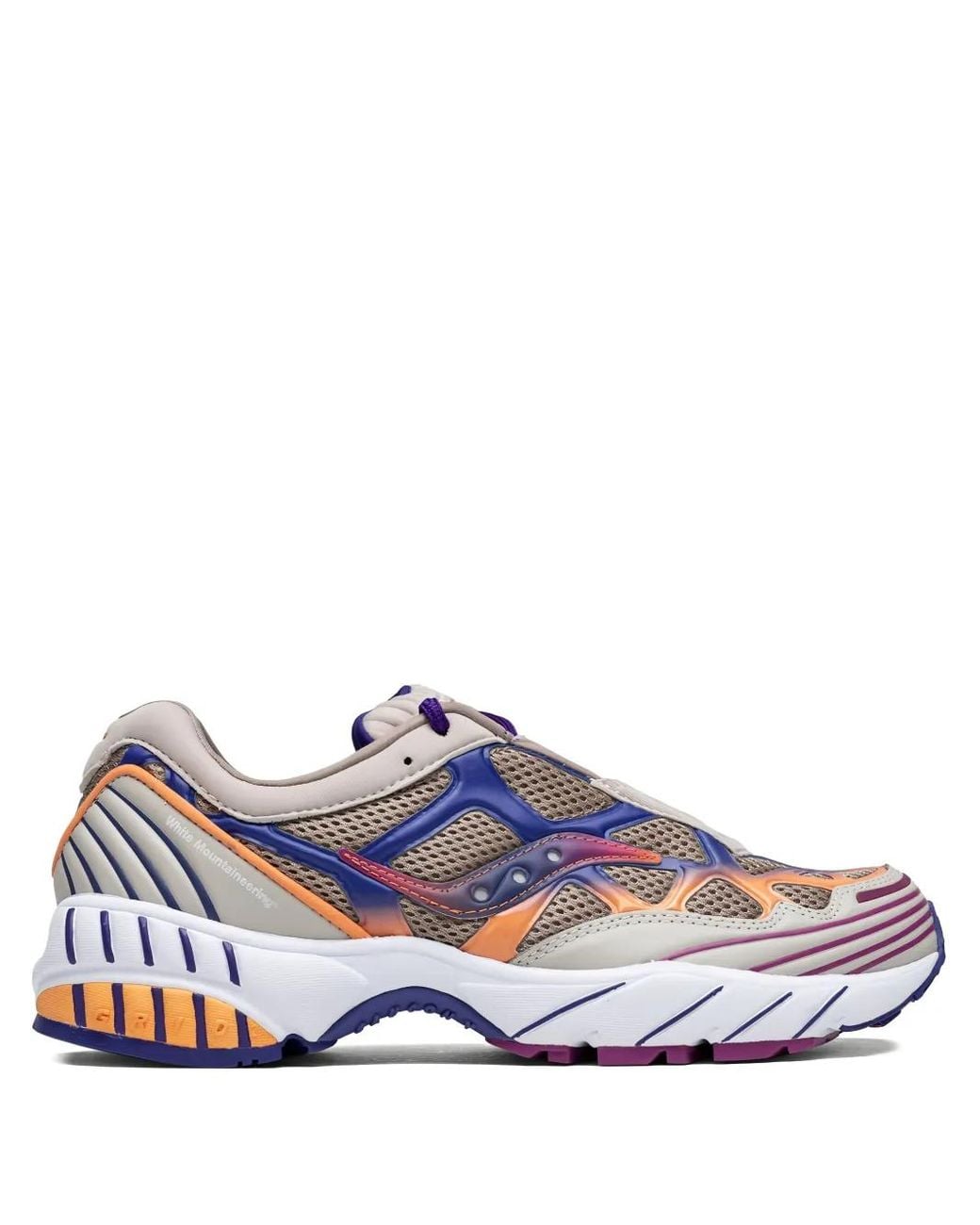 Saucony Blue X Mountaineering Grid Web Sneakers for men