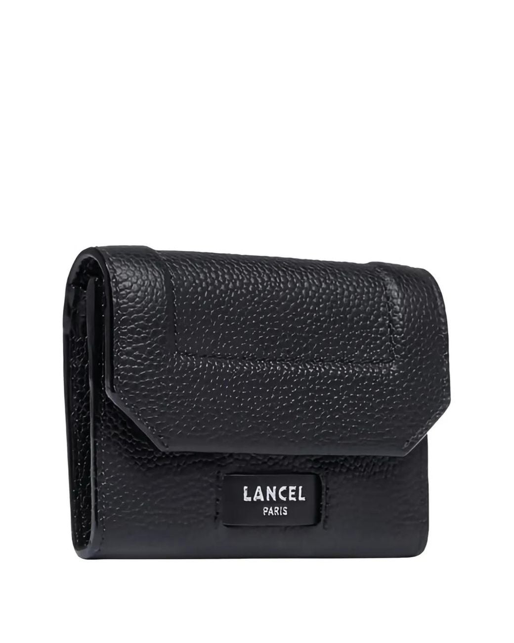 Lancel Black Ninon Compact Wallet