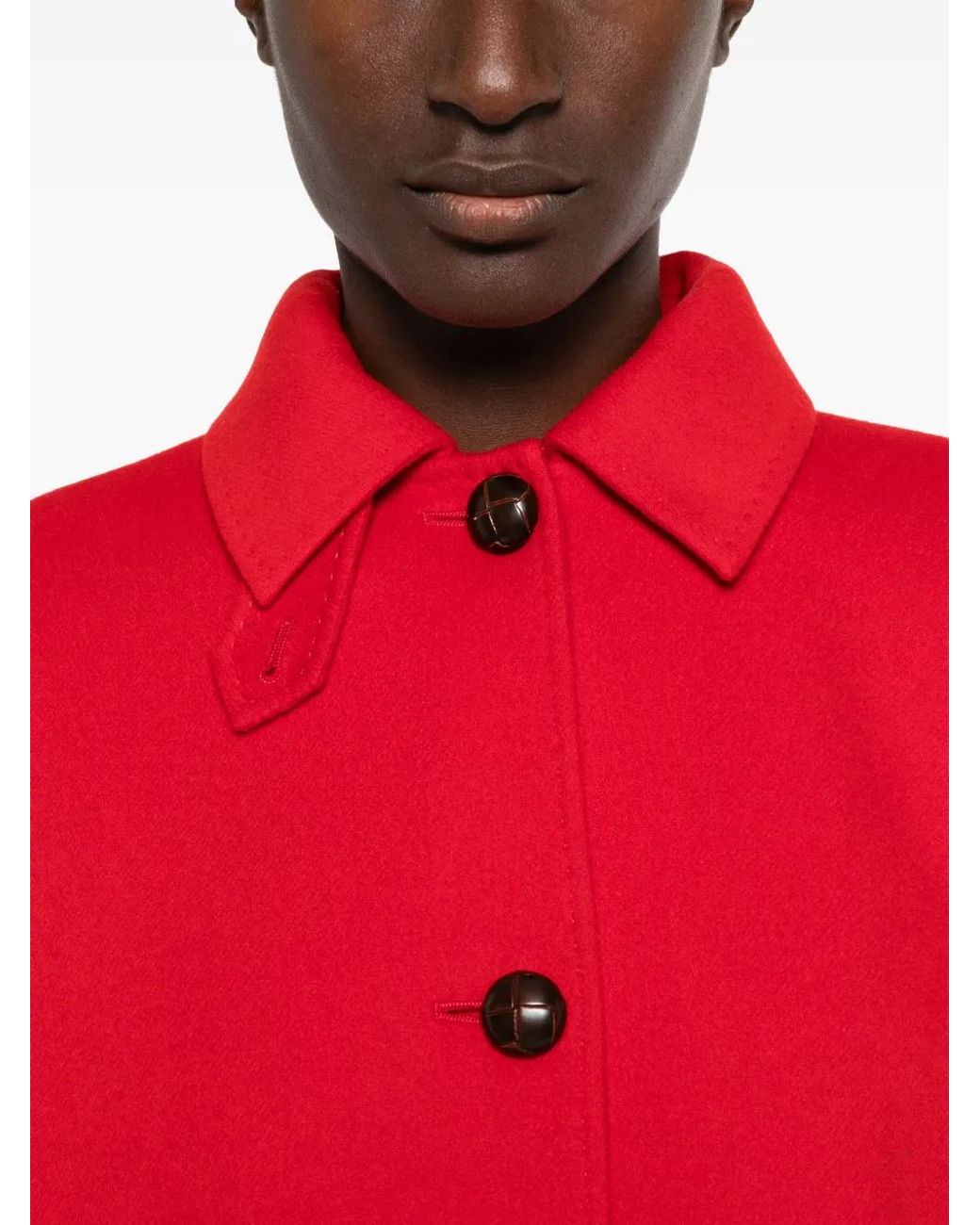 Weekend by Maxmara Button-Up Jas in het Red
