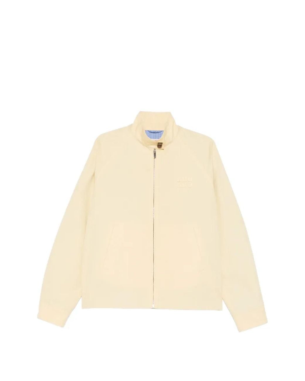 Miu Miu Natural Cotton Blouson Jacket