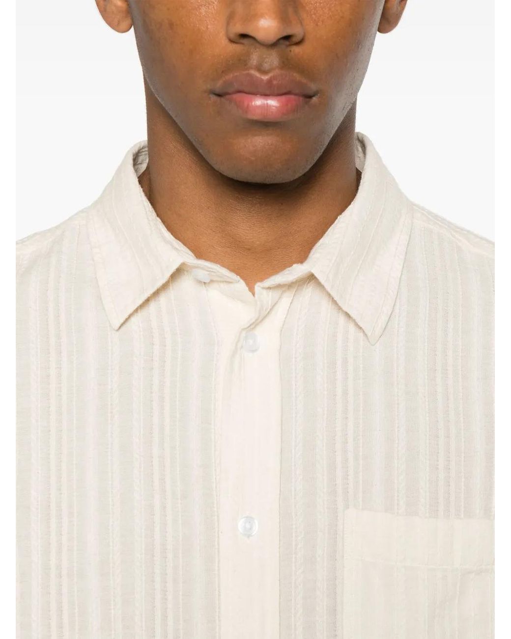 Les Deux White Button-Down Shirt for men