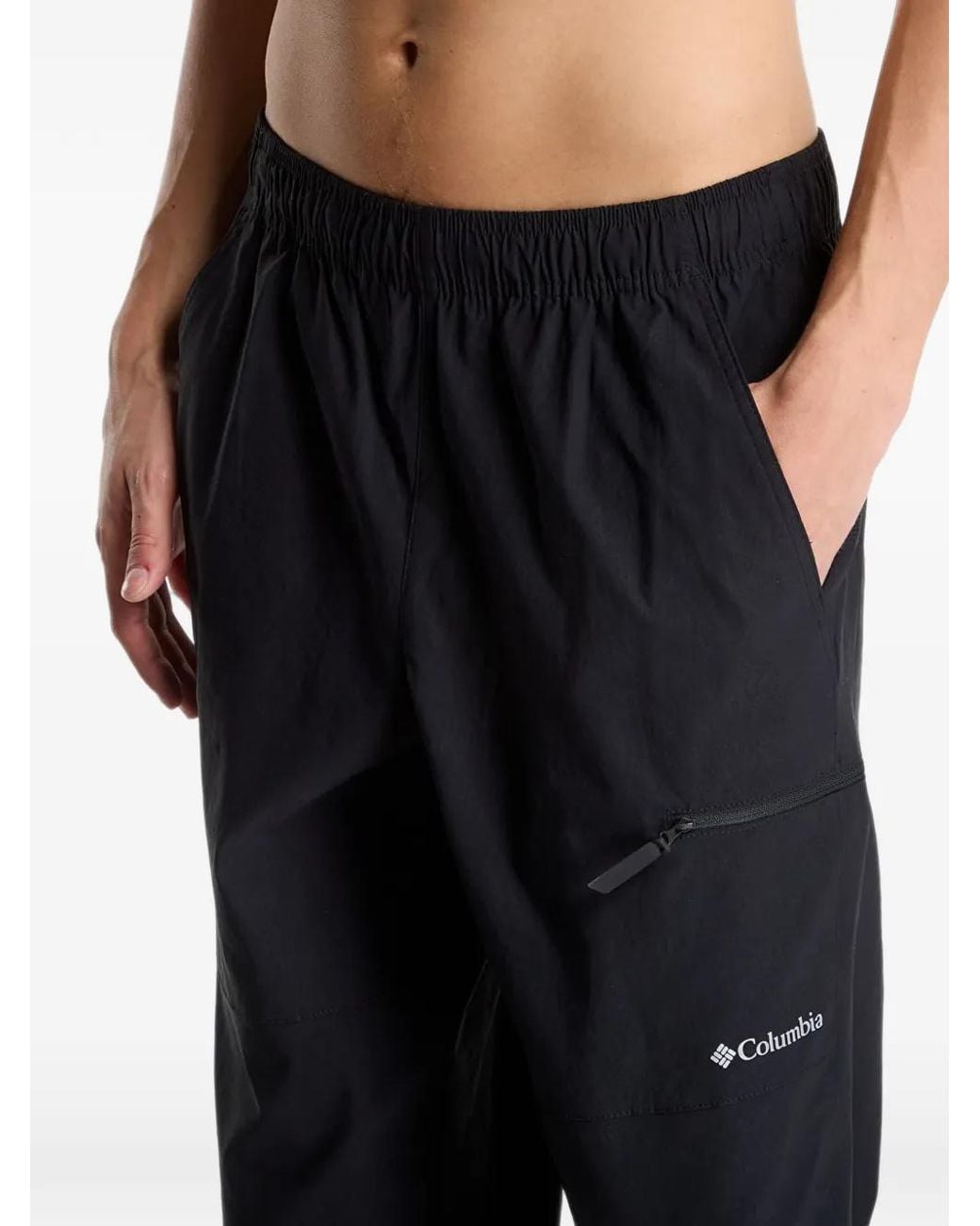 Columbia Black Woven Cargo Pants for men