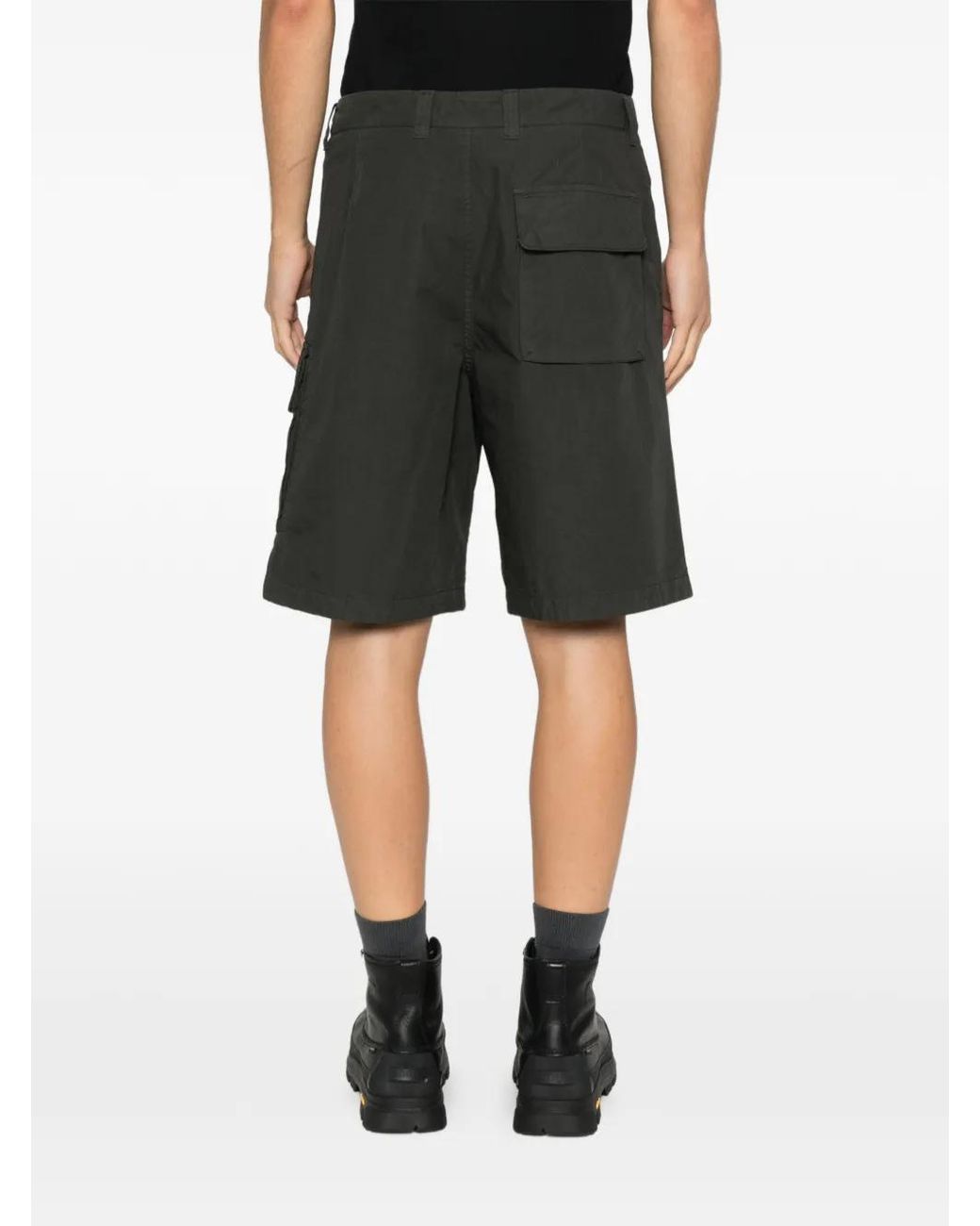 Stone Island Black Shorts for men
