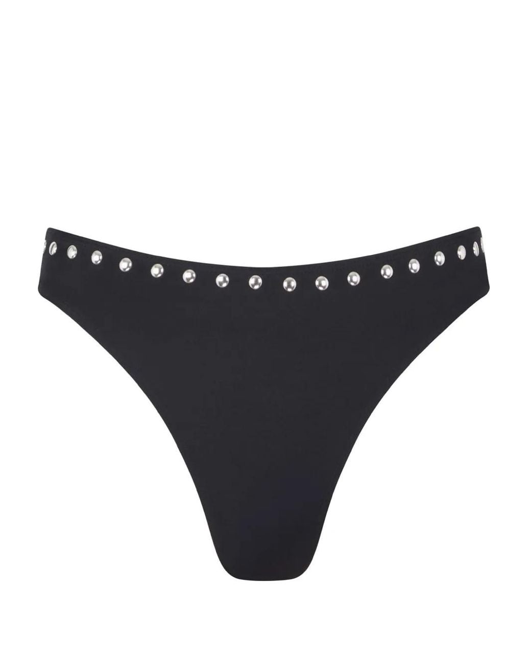 Let's Swim Blue Studded Bikini Bottoms