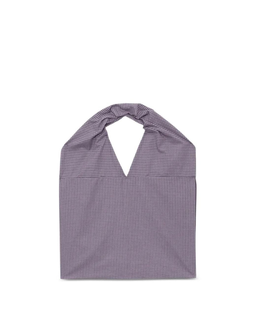 Baserange Gray Hale Flannel Tote Bag