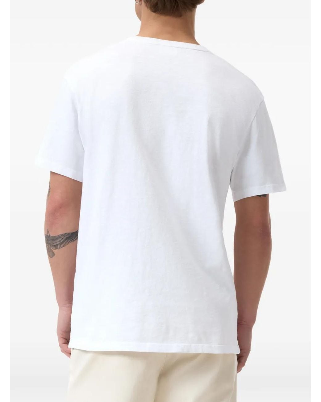 Closed White Short-Sleeved T-Shirt for men
