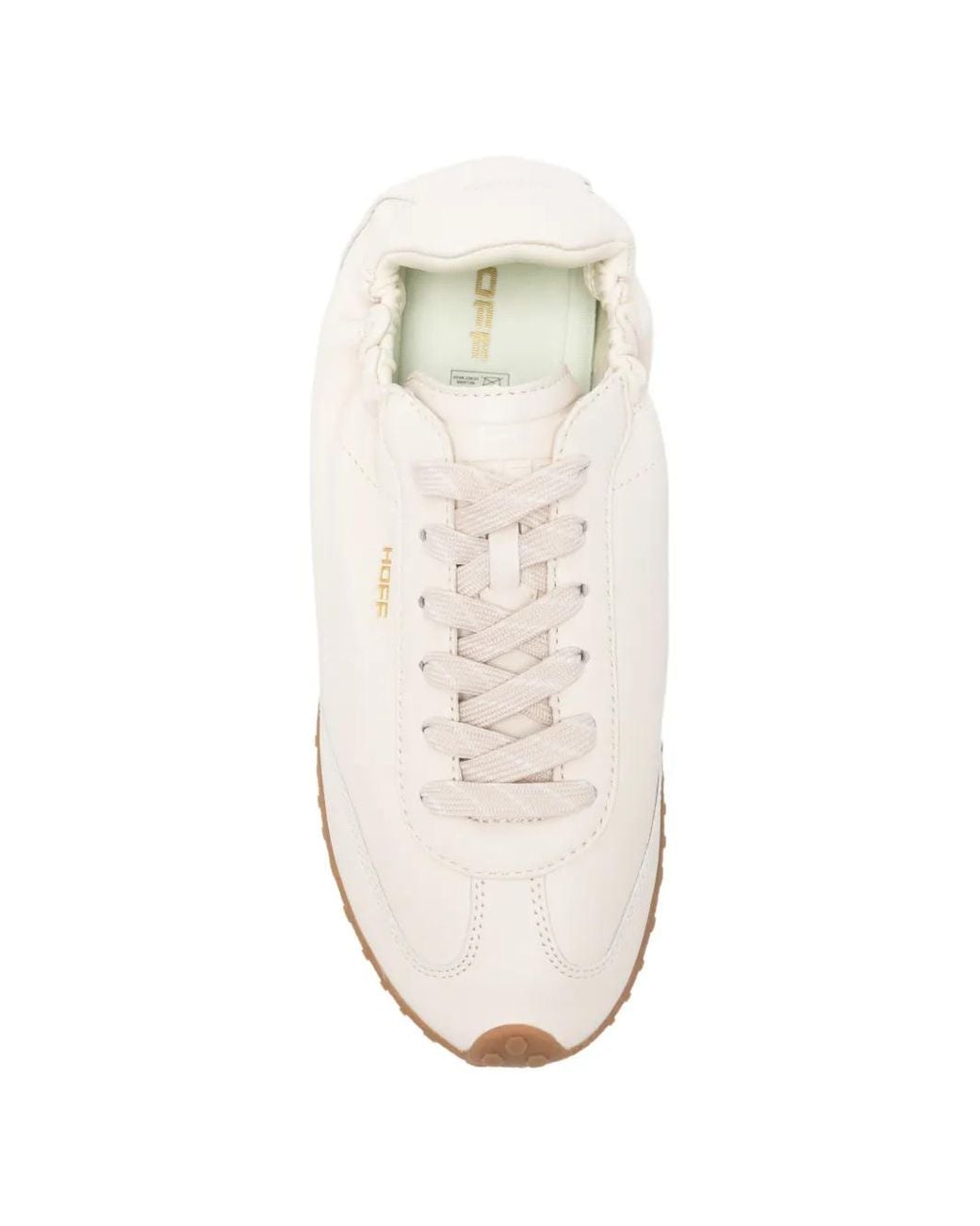HOFF White Bridge Napa Leather Sneakers