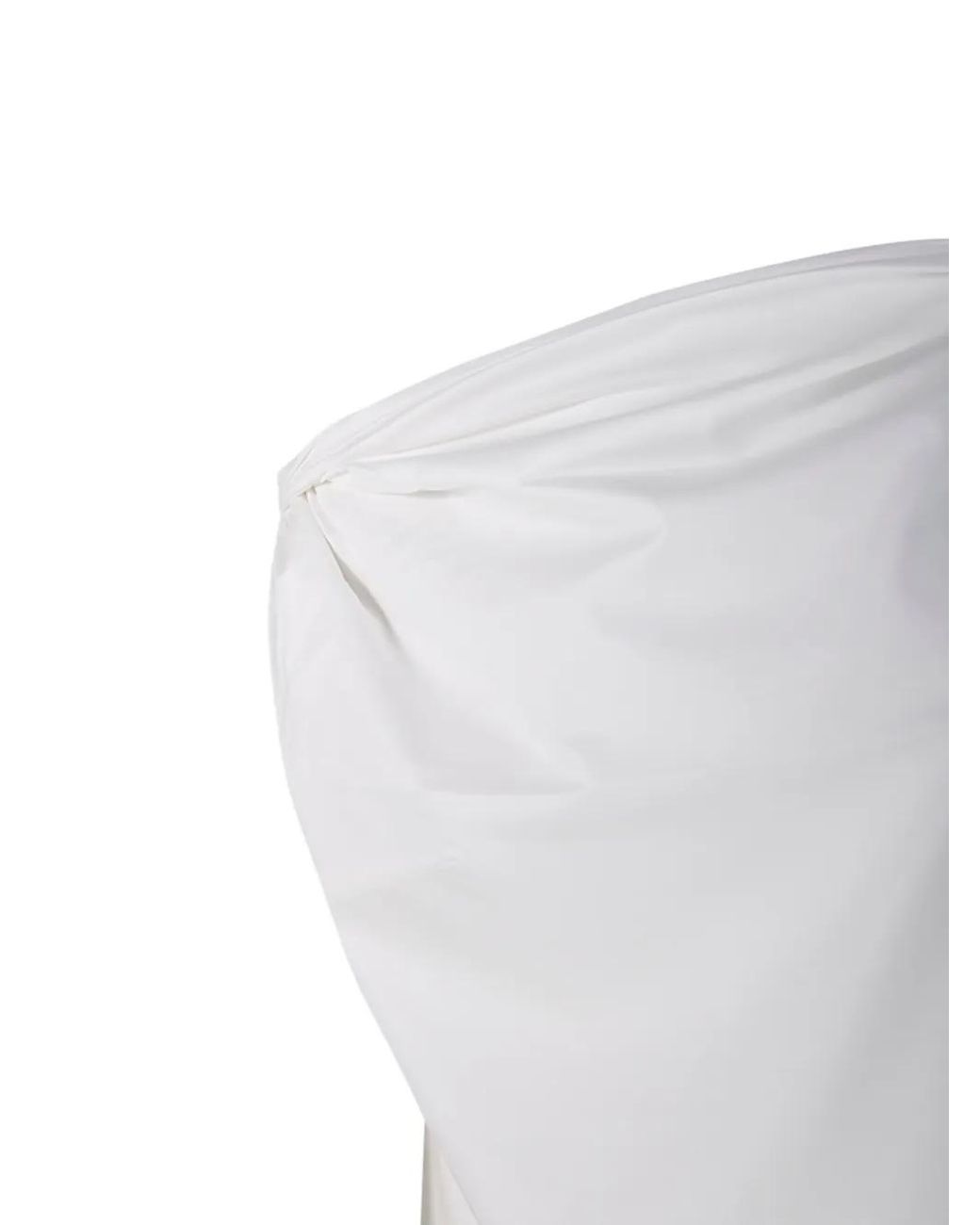 Rohe White Twisted Draped Top
