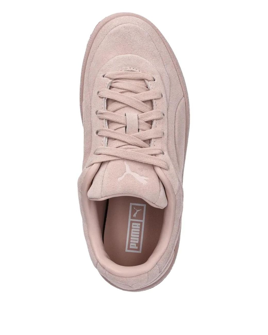 PUMA Pink Ca Luxe Elevated Platform Sneakers