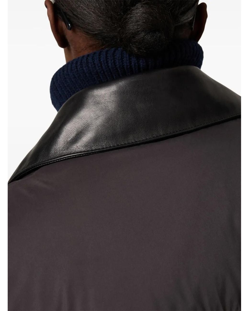 Miu Miu Cropped Donsjack in het Black