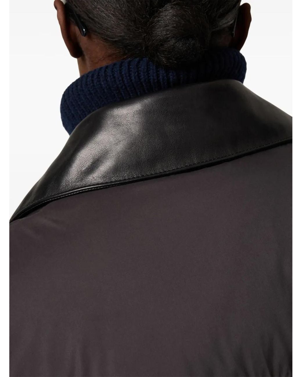 Miu Miu Black Technical Pongé Puffer Jacket