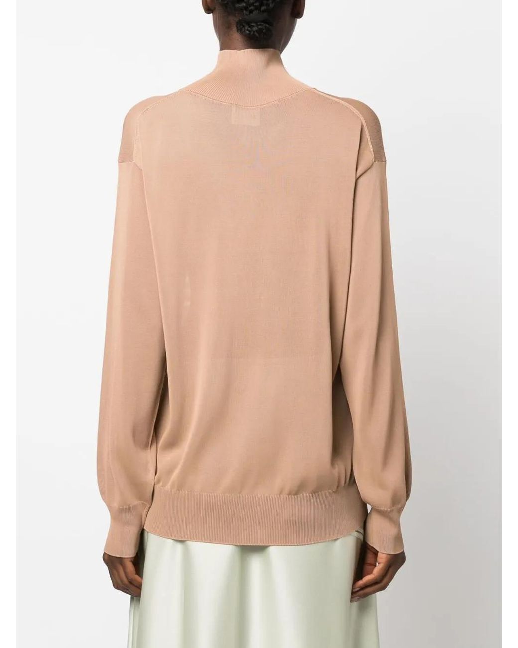 Khaite Natural The Paco Knitted Crepe Jumper