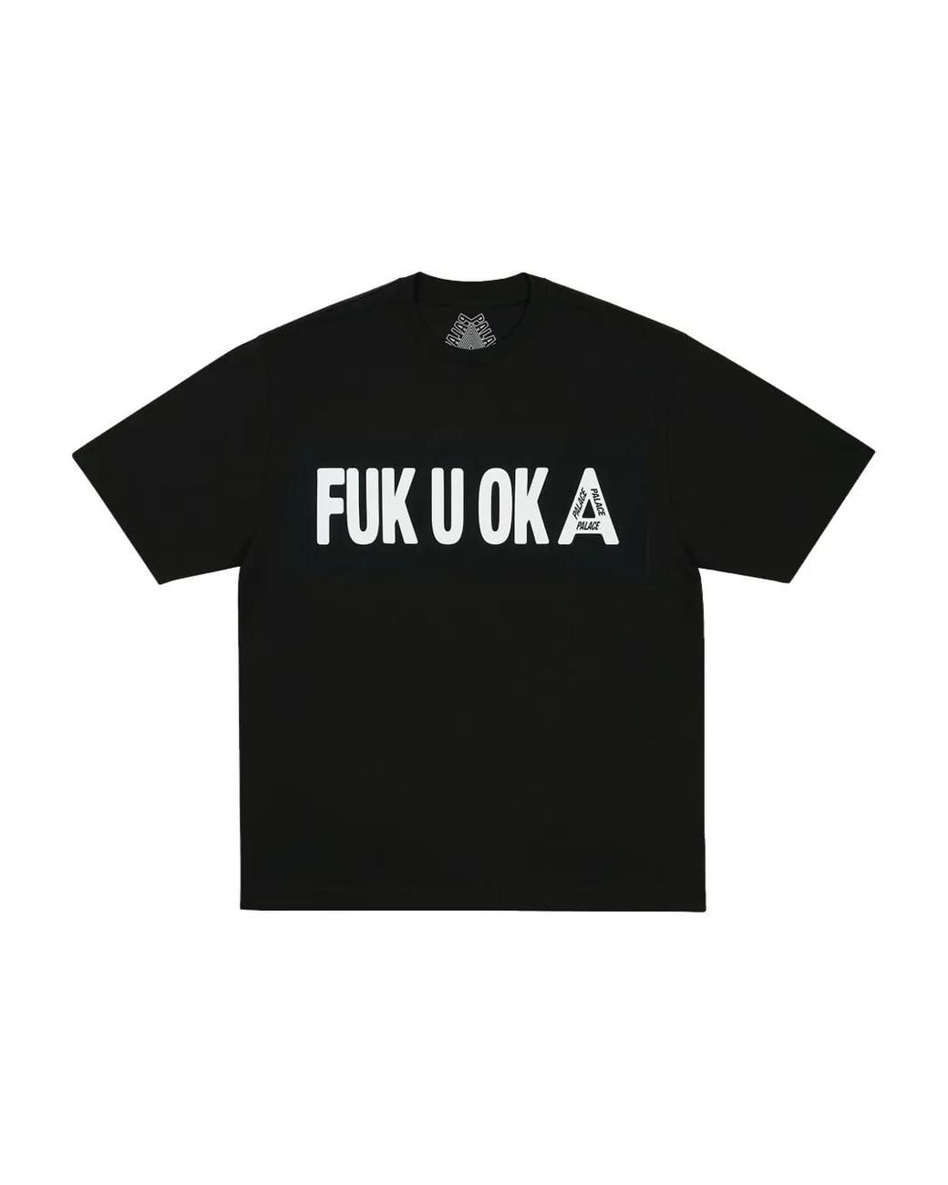 Palace Black Logo-Print T-Shirt for men