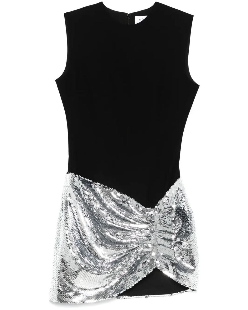 Monot Black Draped Minidress