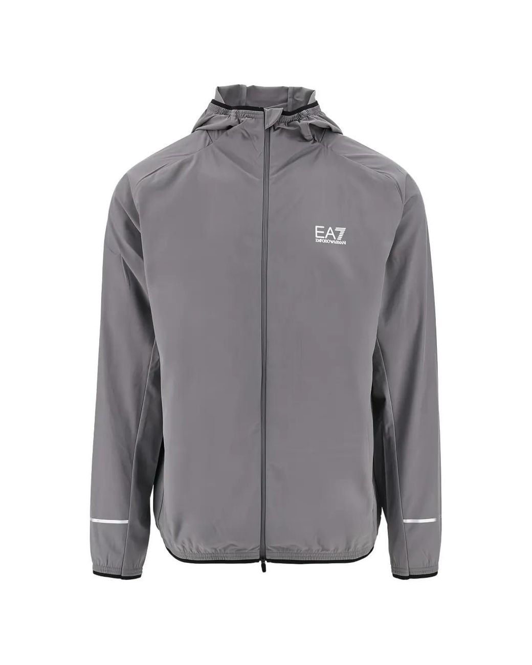 Giacca Ventus 7 Con Zip E Logo di EA7 in Gray da Uomo
