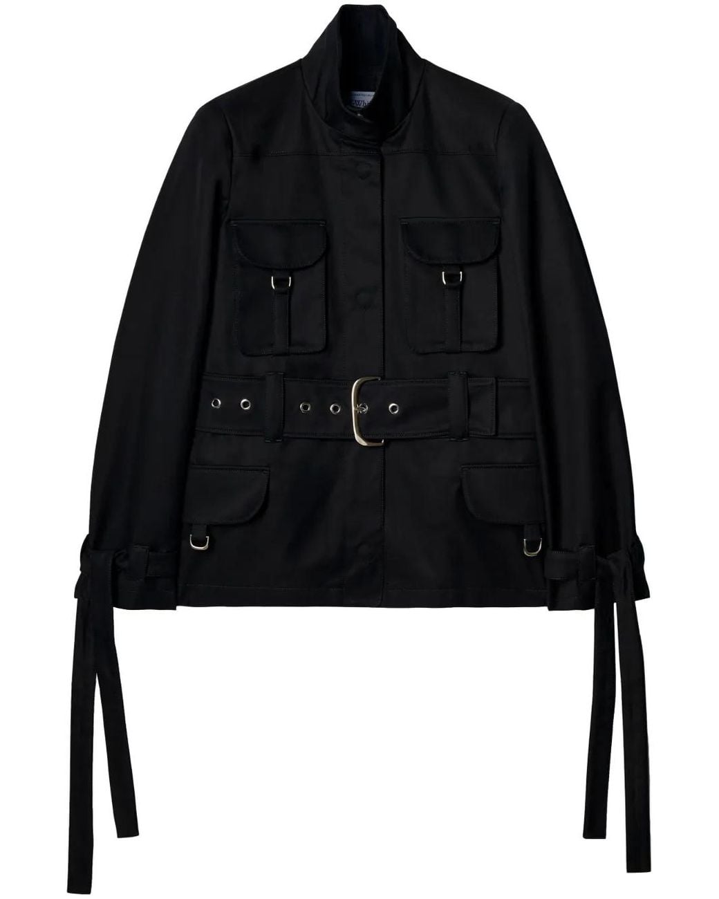 Off-White c/o Virgil Abloh Black Nappa Cargo Belt Field Jacket