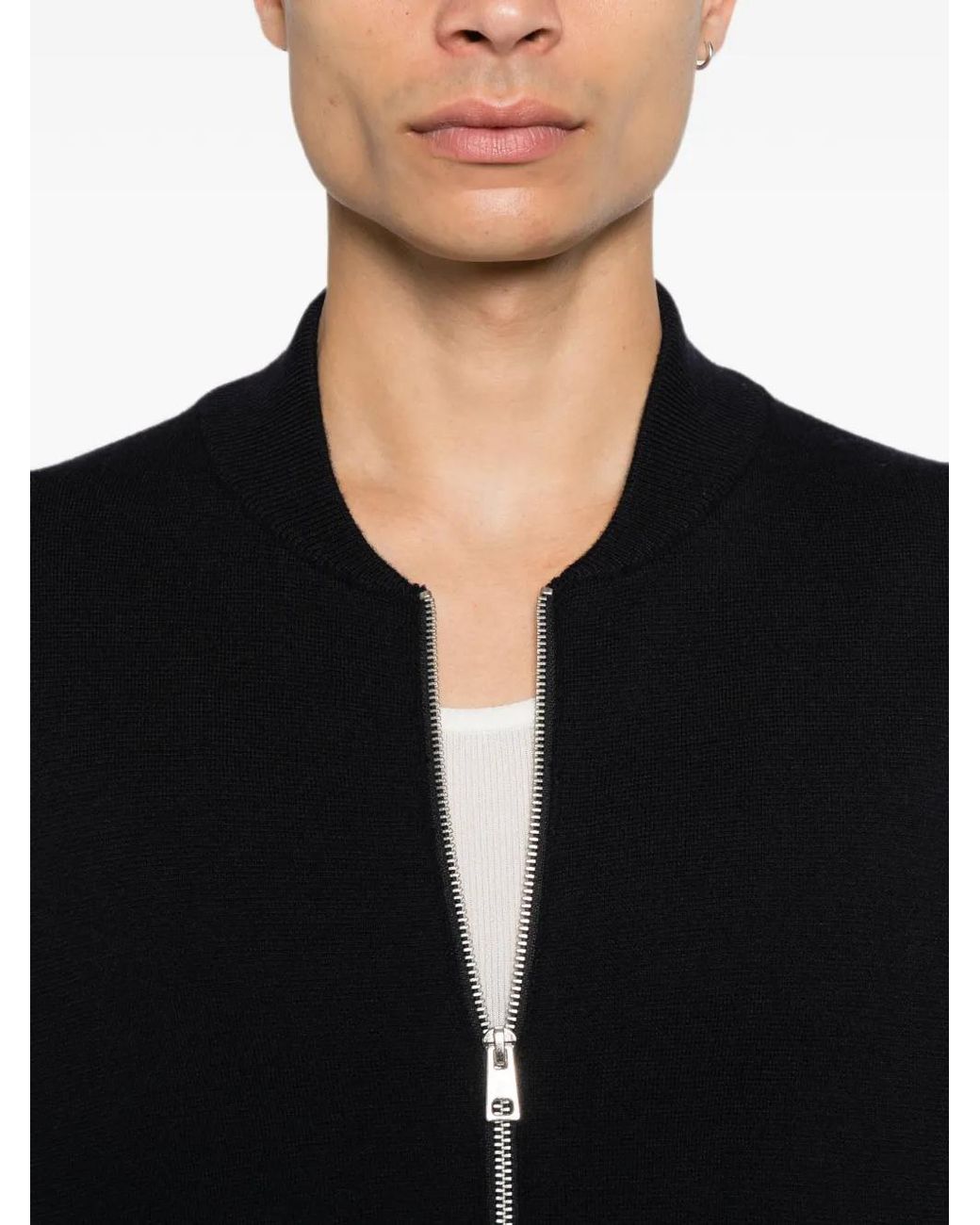 Diana Studio Black Zip-Up Jacket for men