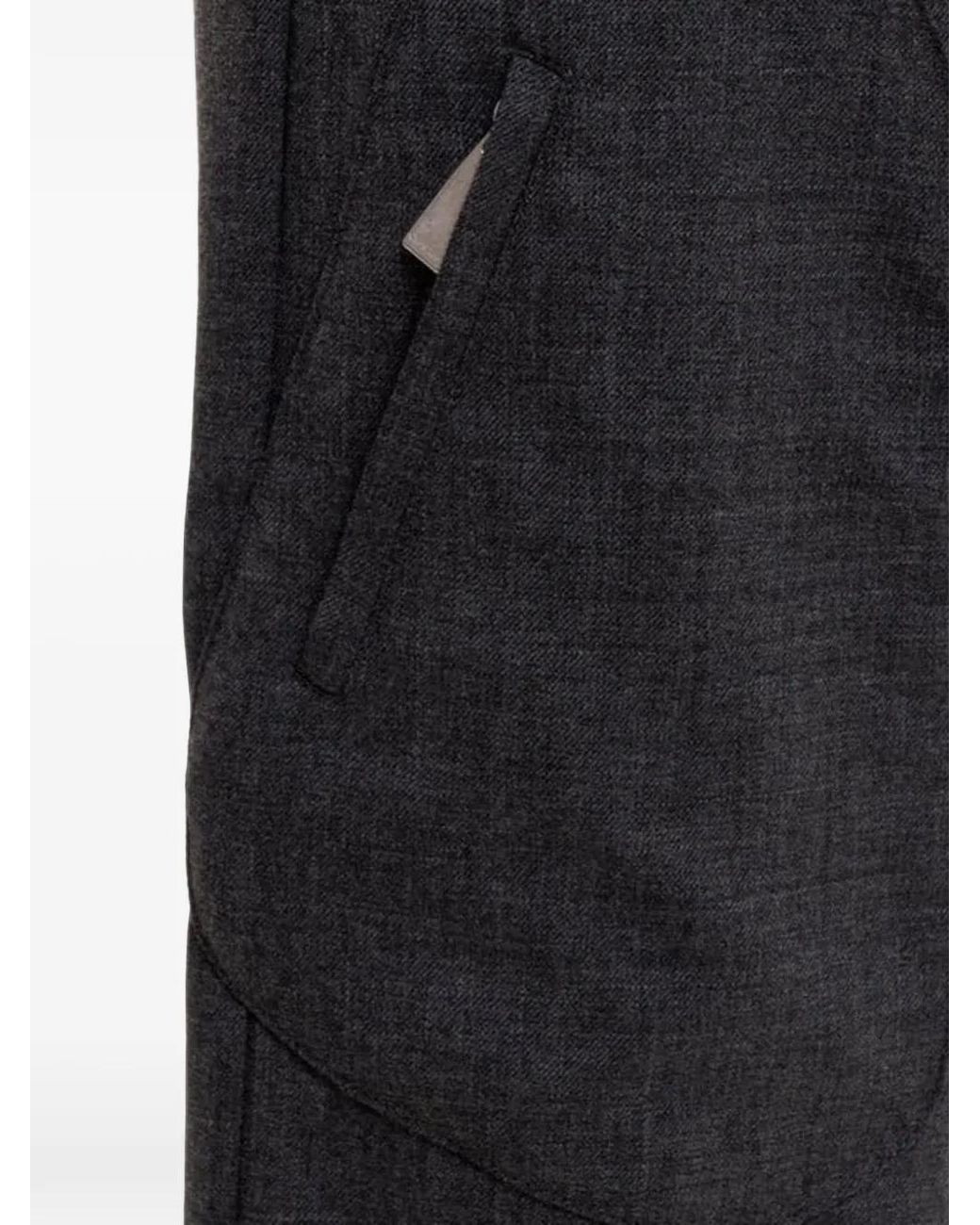 Off-White c/o Virgil Abloh Blue Light-Wool Industry Toybox Pants
