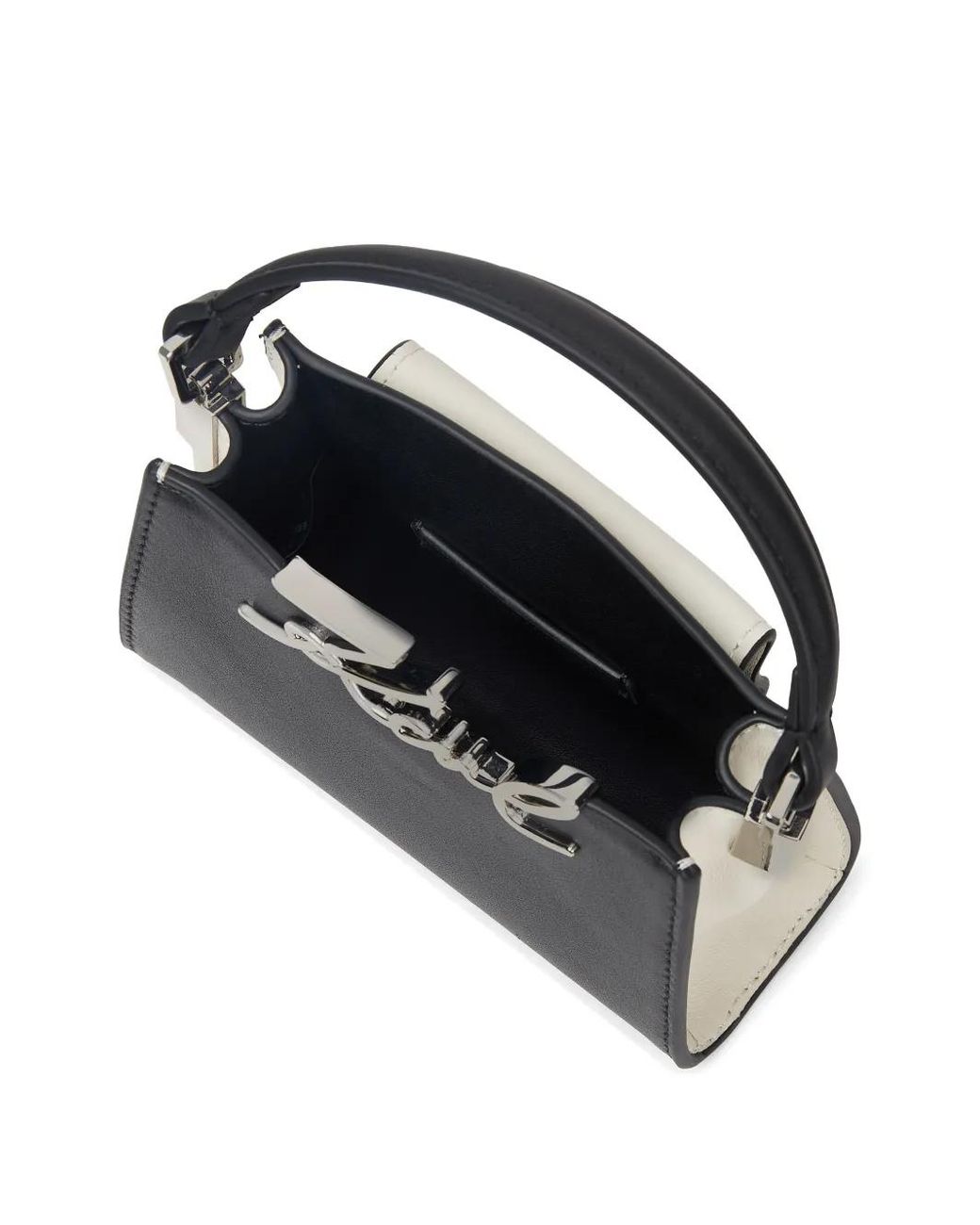 Karl Lagerfeld Black Sac À Bandoulière À Motif Damier