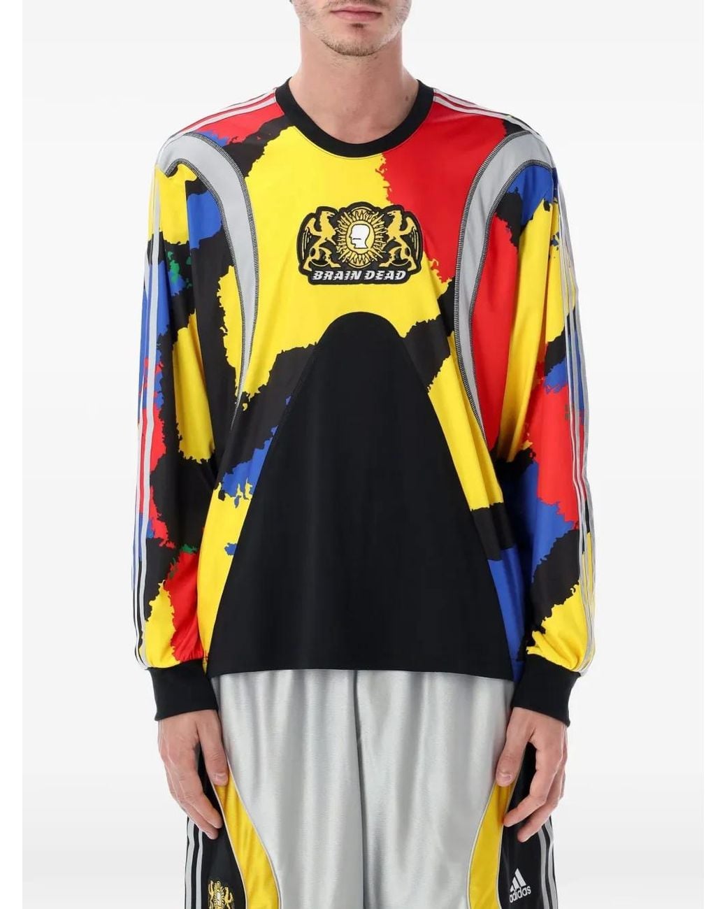 Adidas White Adidas X Brain Dead Long-Sleeve T-Shirt for men