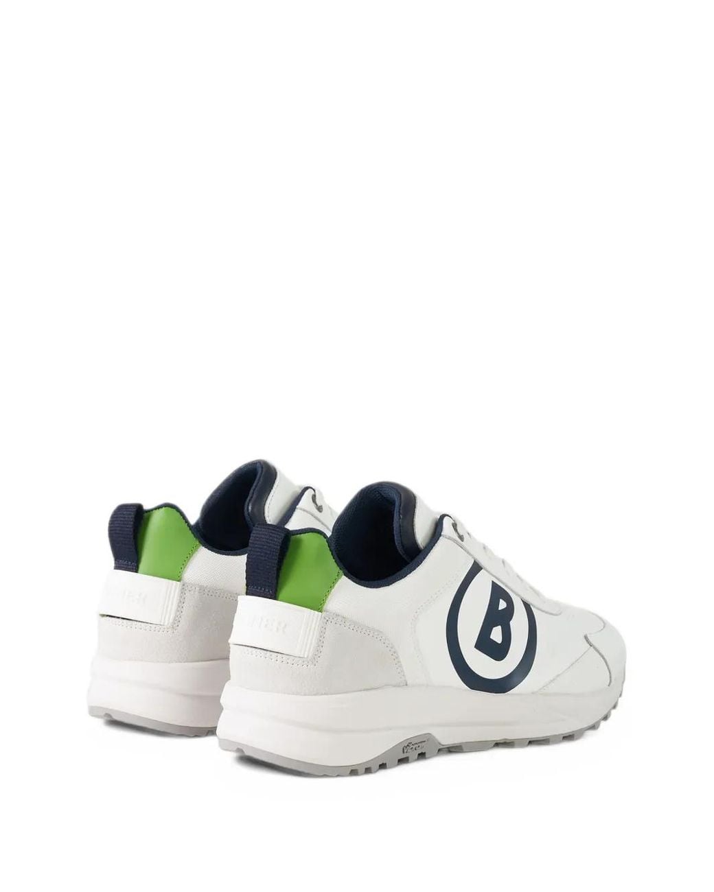 Bogner White Sport Golf Logo-Print Leather Sneakers for men
