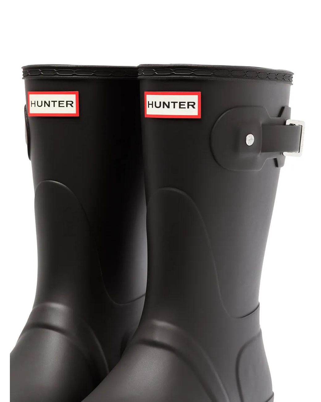 Hunter Black Wasserfeste Stiefel 30Mm