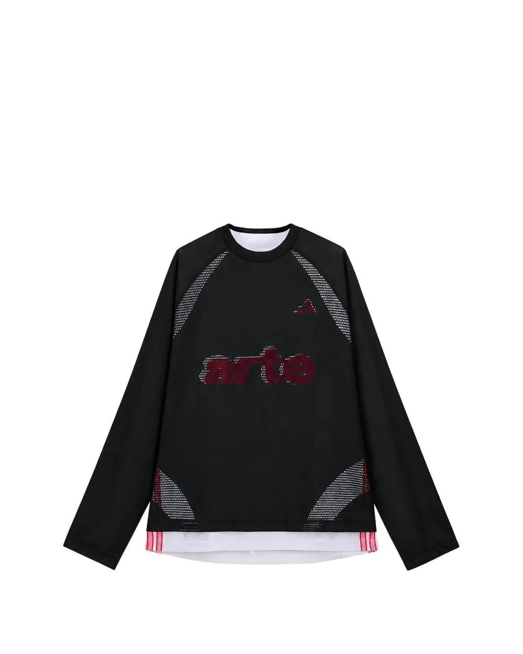 Adidas Black X Arte Antwerp Logo-Print Long-Sleeved T-Shirt for men