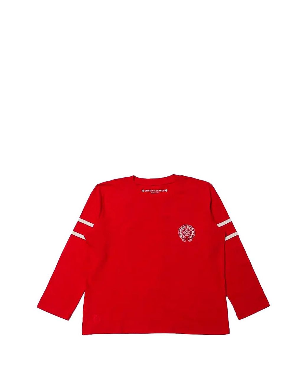 Chrome Hearts Roller Skate Horseshoe Long-Sleeved T-Shirt in Red