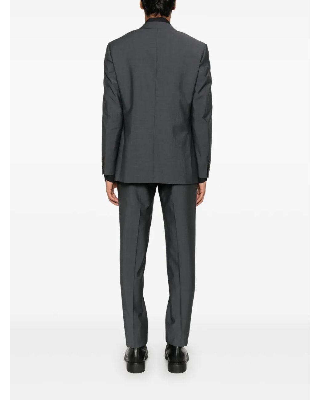 Canali Black Single-Breasted Blazer for men
