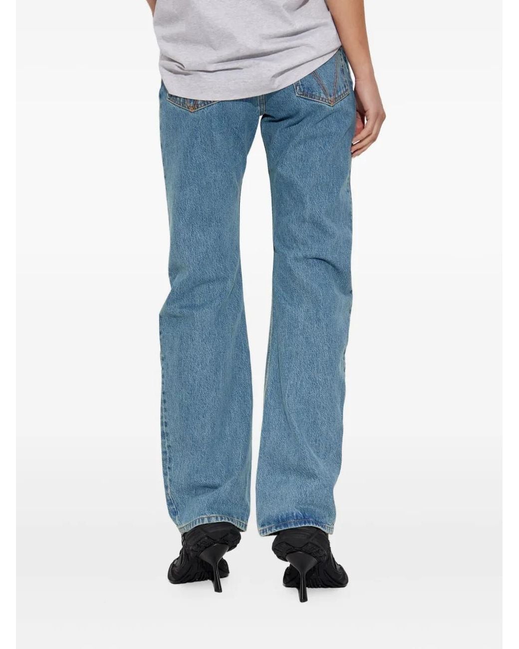 Vetements Blue Denim Cotton Jeans for men