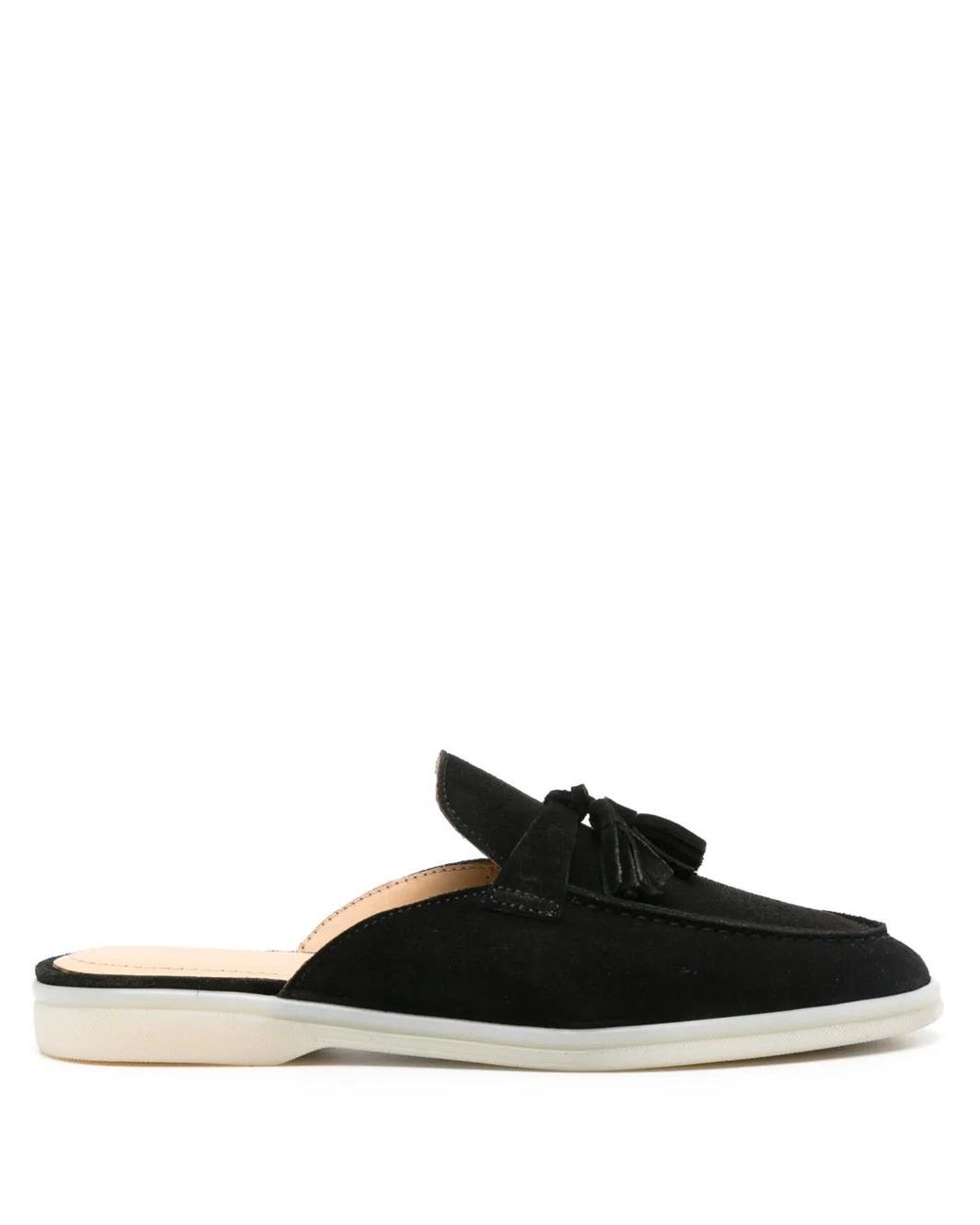 Scarosso Black Lucrezia Suede Mules
