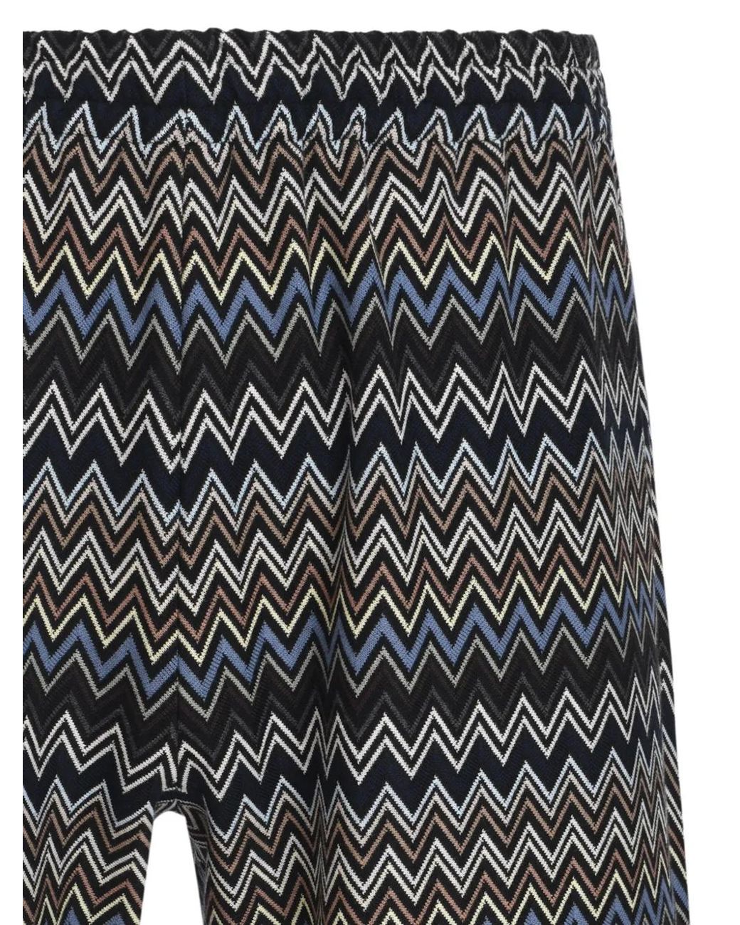 Missoni Gray Zigzag Shorts for men