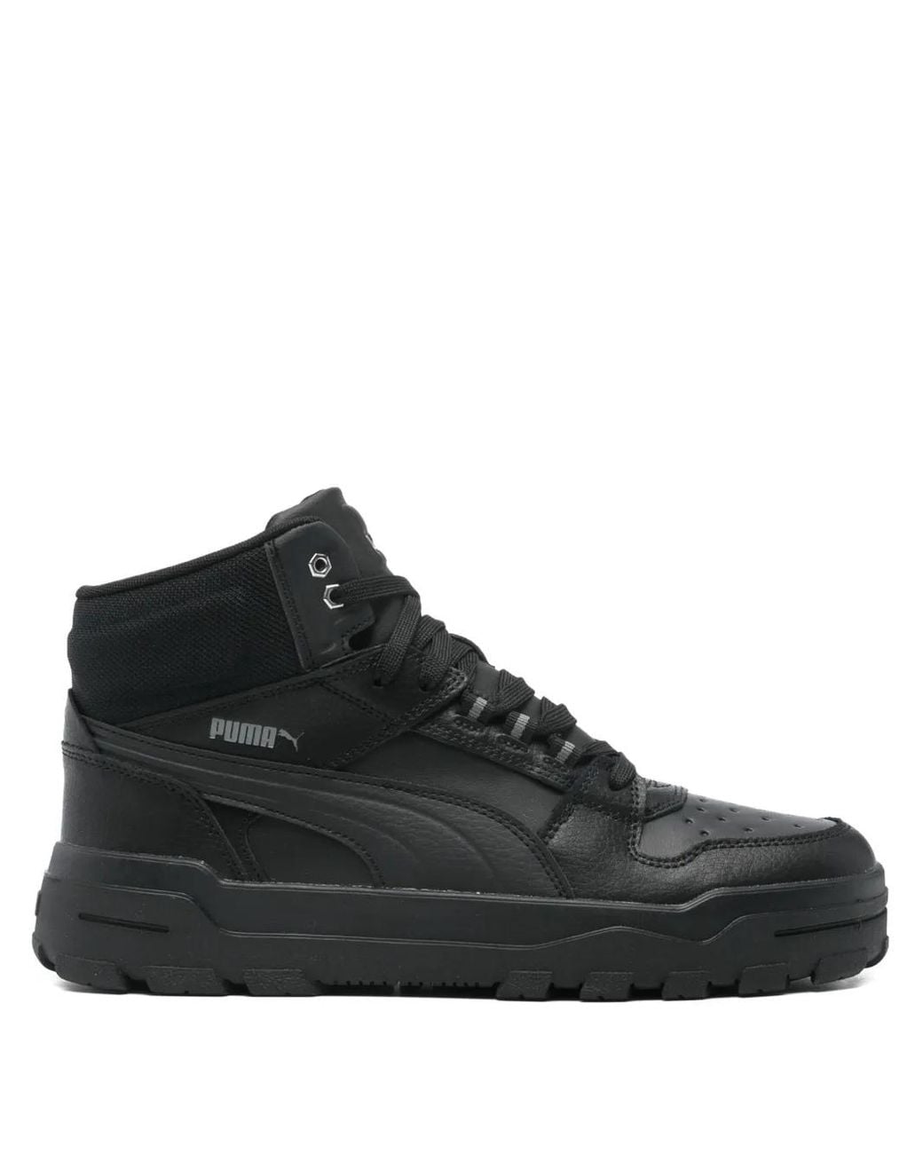 PUMA Black Rebound Sneakers