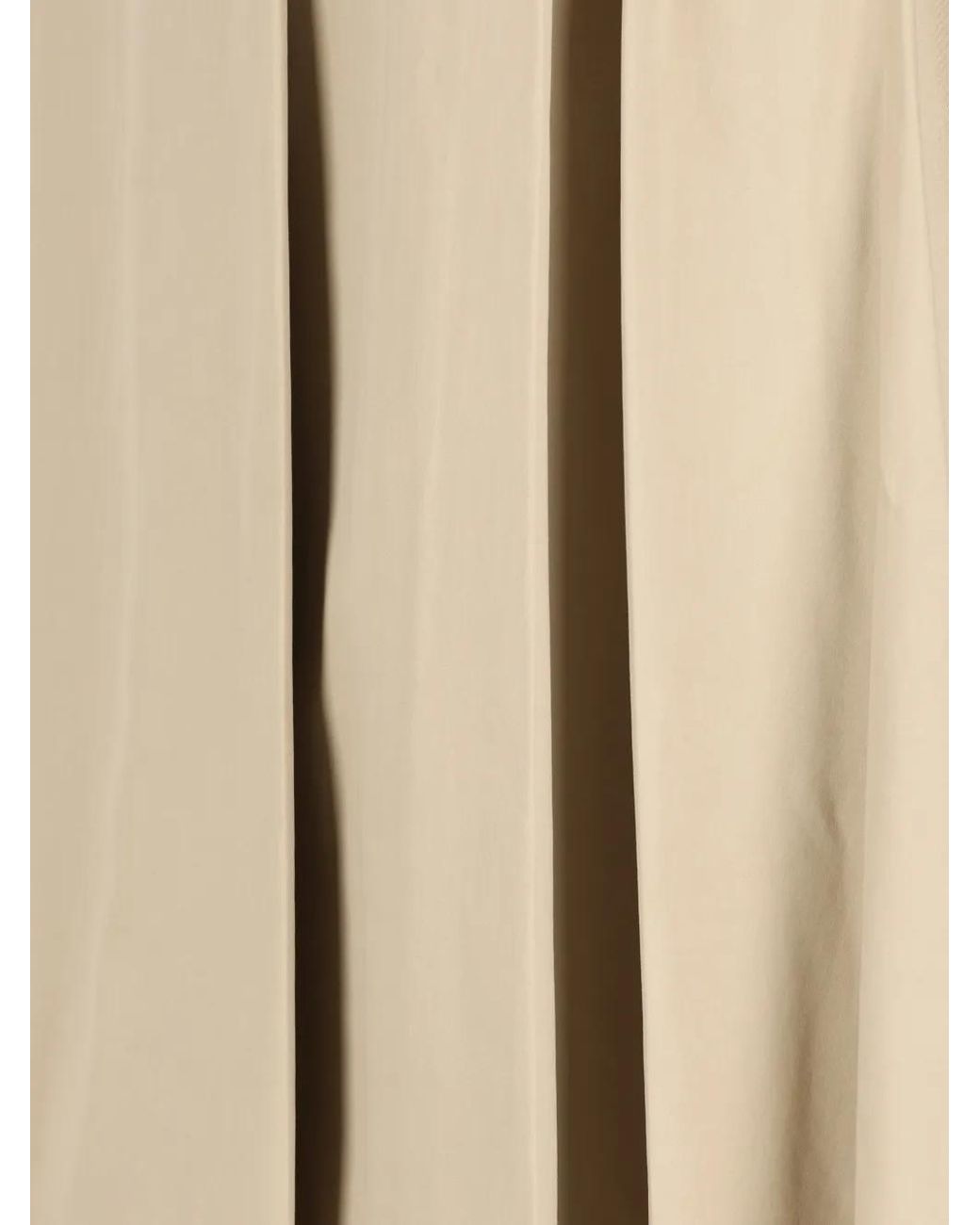 Loewe Natural Belted Pleated Midi Skirt