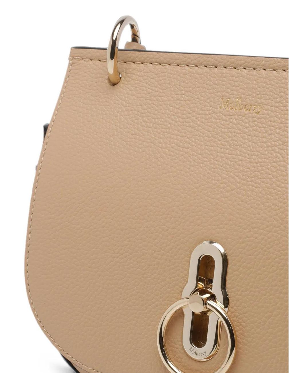Mulberry Natural Small Amberley Leather Satchel Bag