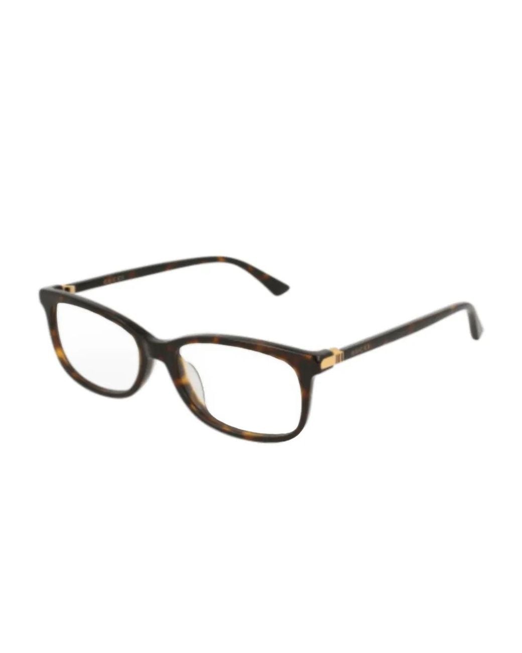 Occhiali Squadrati di Gucci in Brown