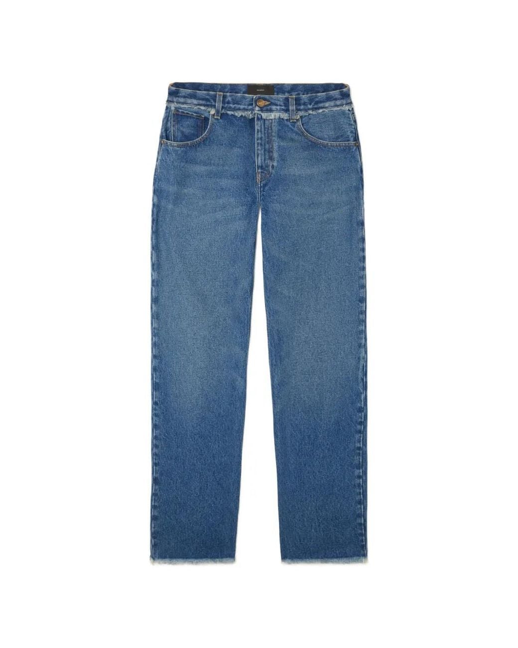Alanui Blue Fringed Jeans