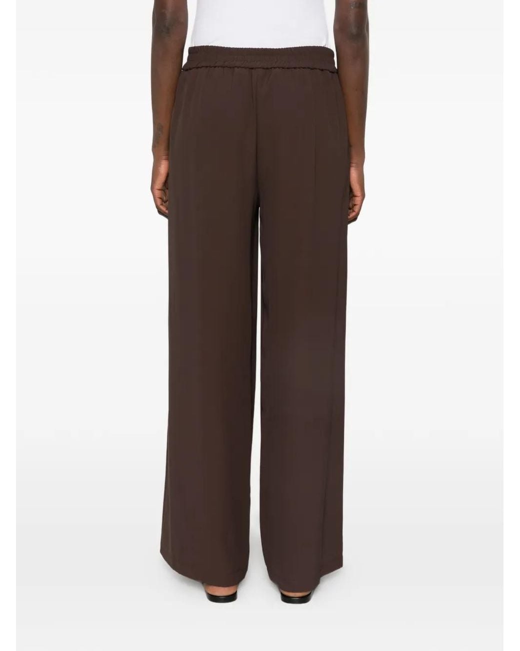 ViCOLO Brown Hose Mit Elastischem Bund