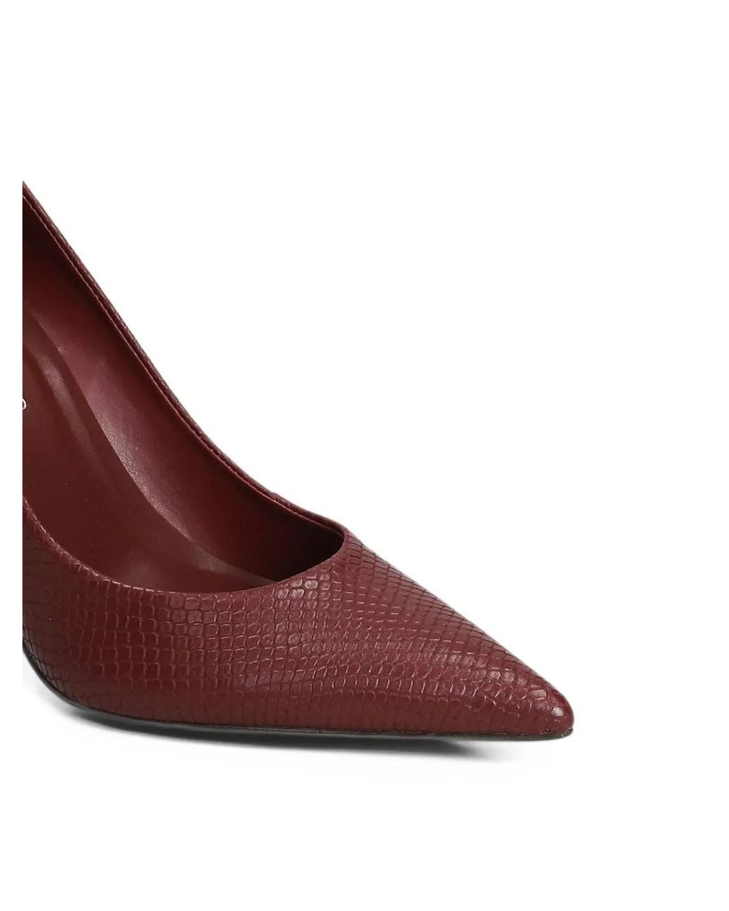 Carrano Purple Unique Pointed-Toe Pumps