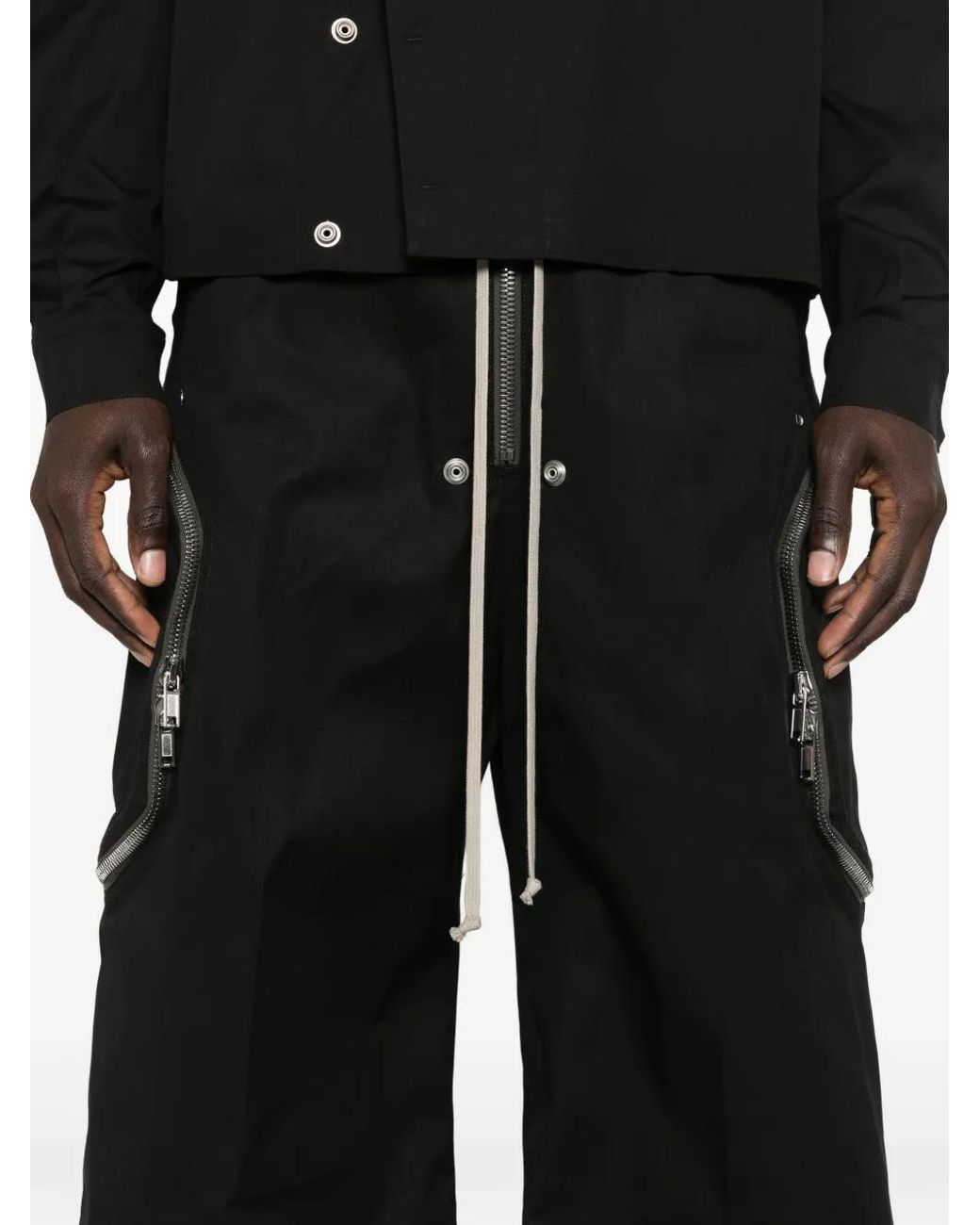 Rick Owens Black Temple Heizer Belas Pants for men