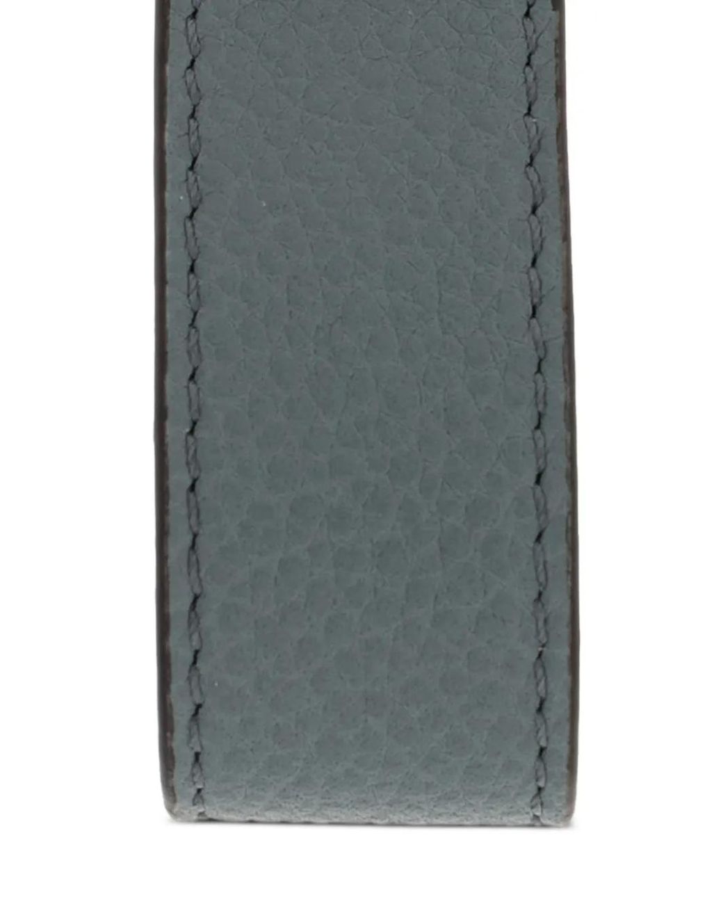 Fendi White Logo Detail Keyring for men