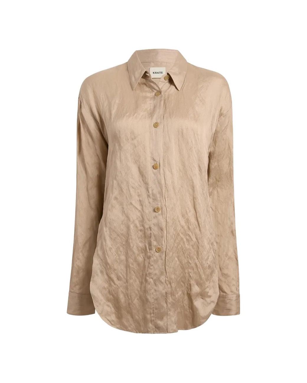 Khaite Natural Goya Button-Down Shirt
