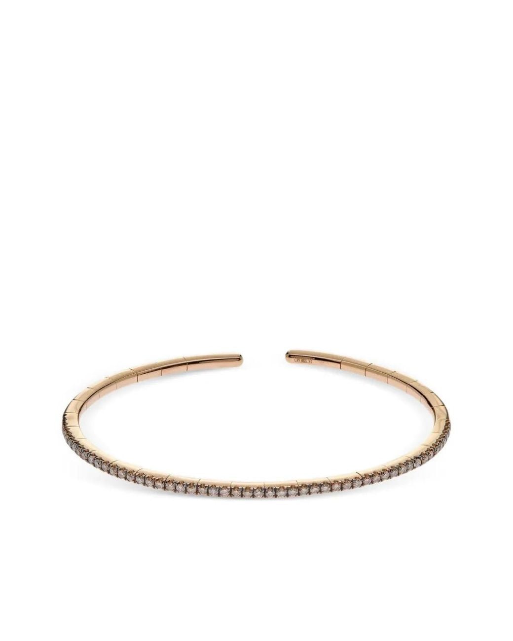 Jewels Aficionado Pink 18K Rose Diamond Cuff