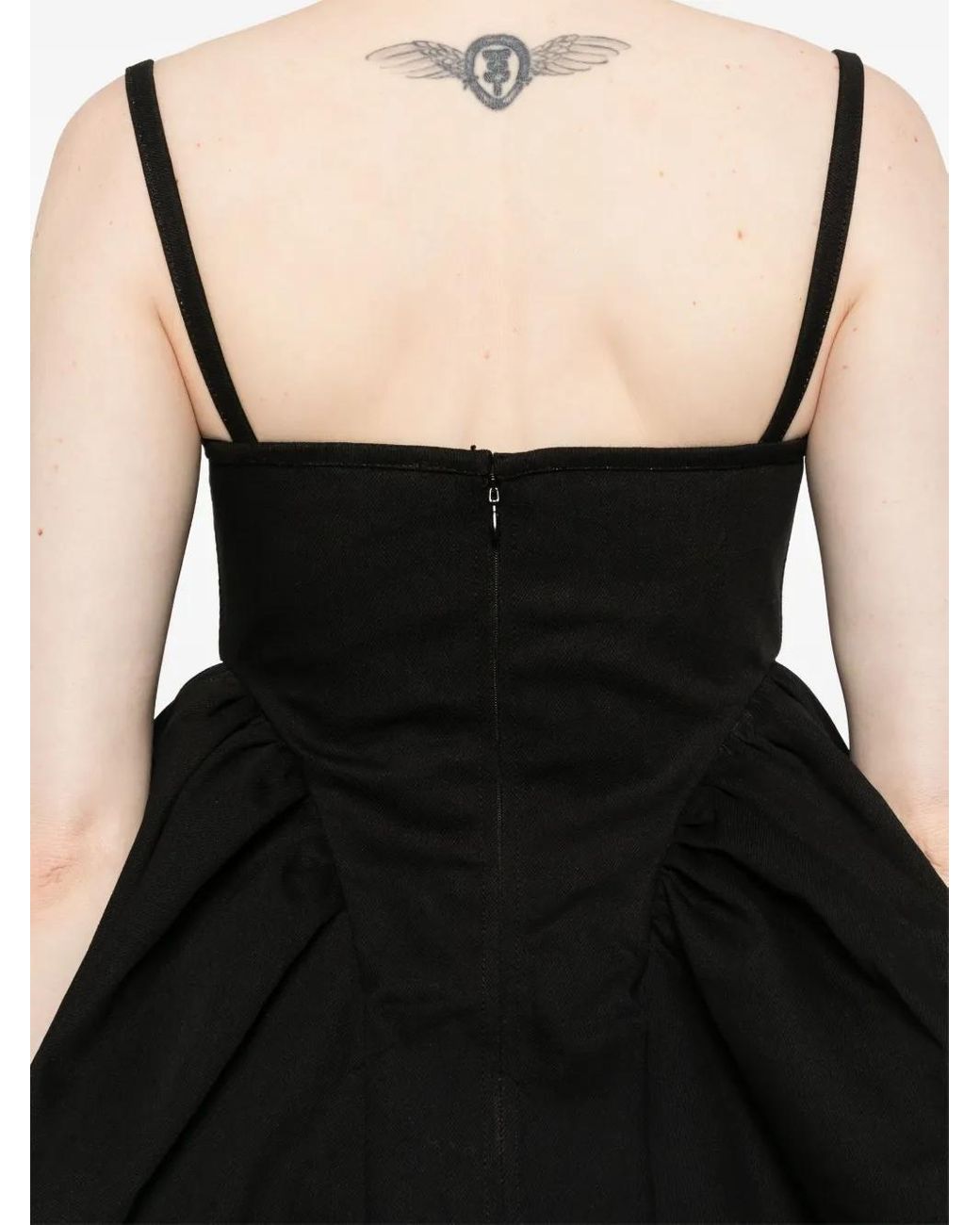 【Cecilie Bahnsen 】OVID DRESS OVID | DRESS DENIM BLACK