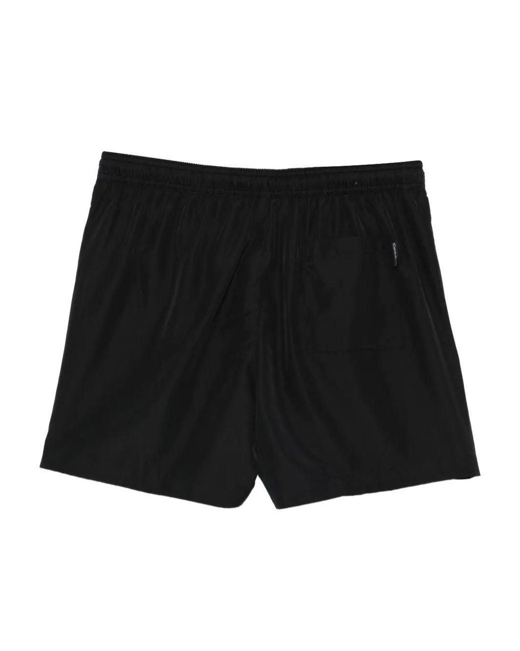 Calvin Klein Black Logo Drawstring Swim Shorts for men