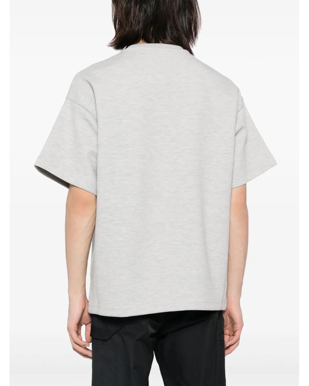 Alpha Tauri White Logo-Print Short-Sleeve T-Shirt for men