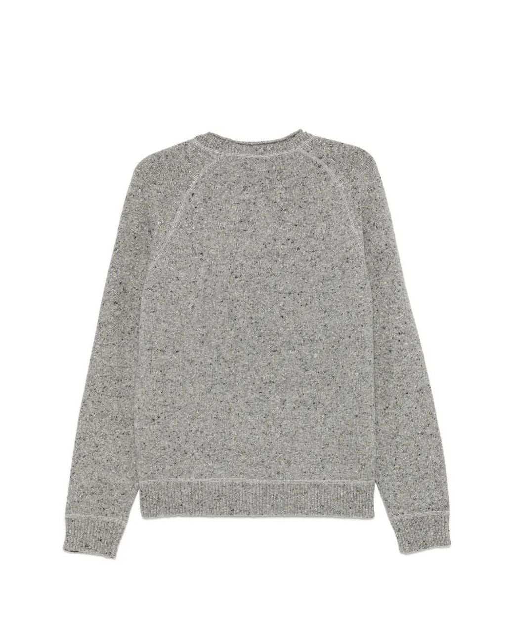 DSquared² Gray Jersey With Logo Patch for men