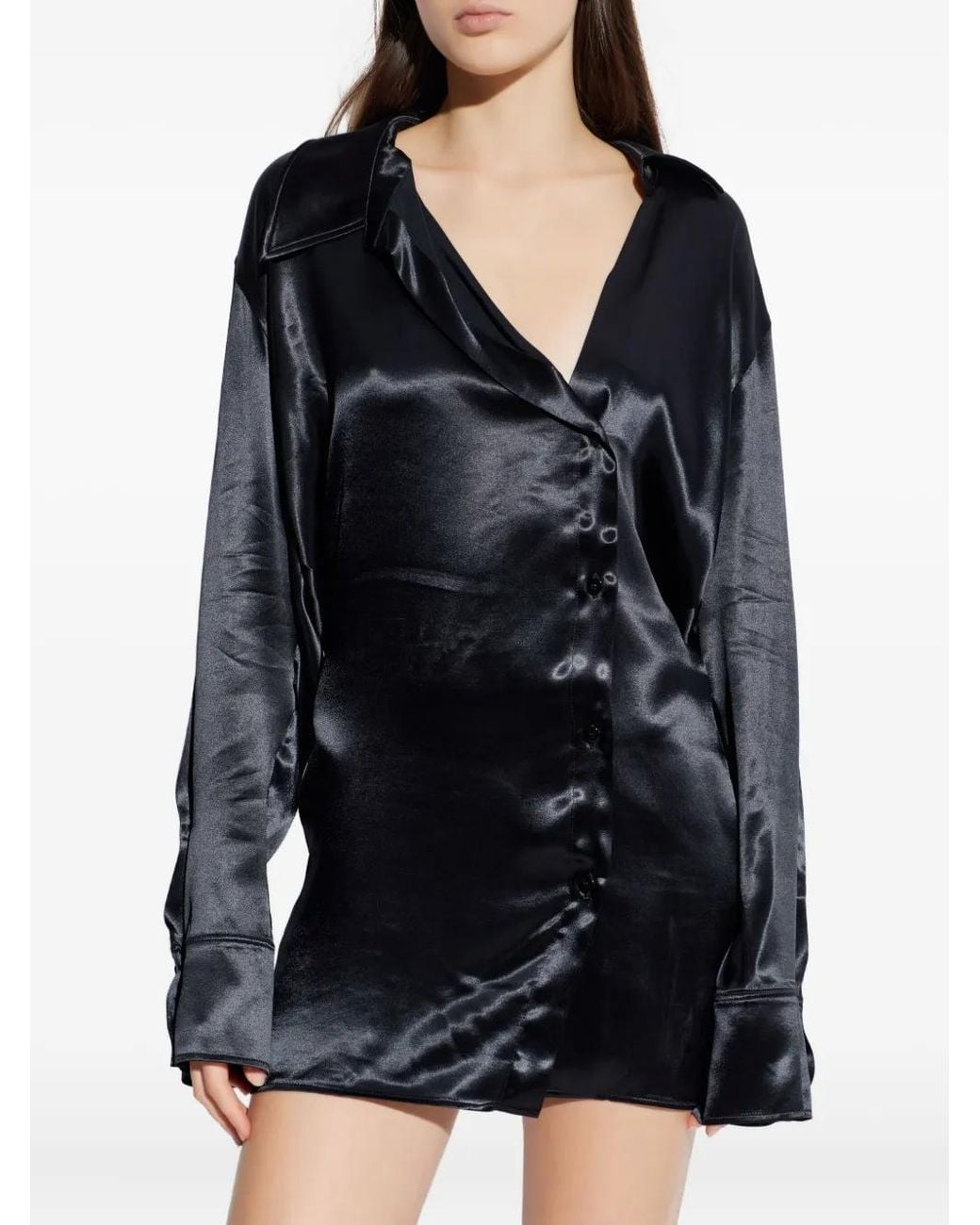 The Attico Black Mini Dress